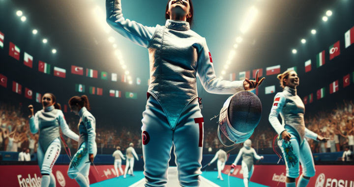 Разгромом завершился бой казахстанской рапиристки в четвертьфинале Исламских игр